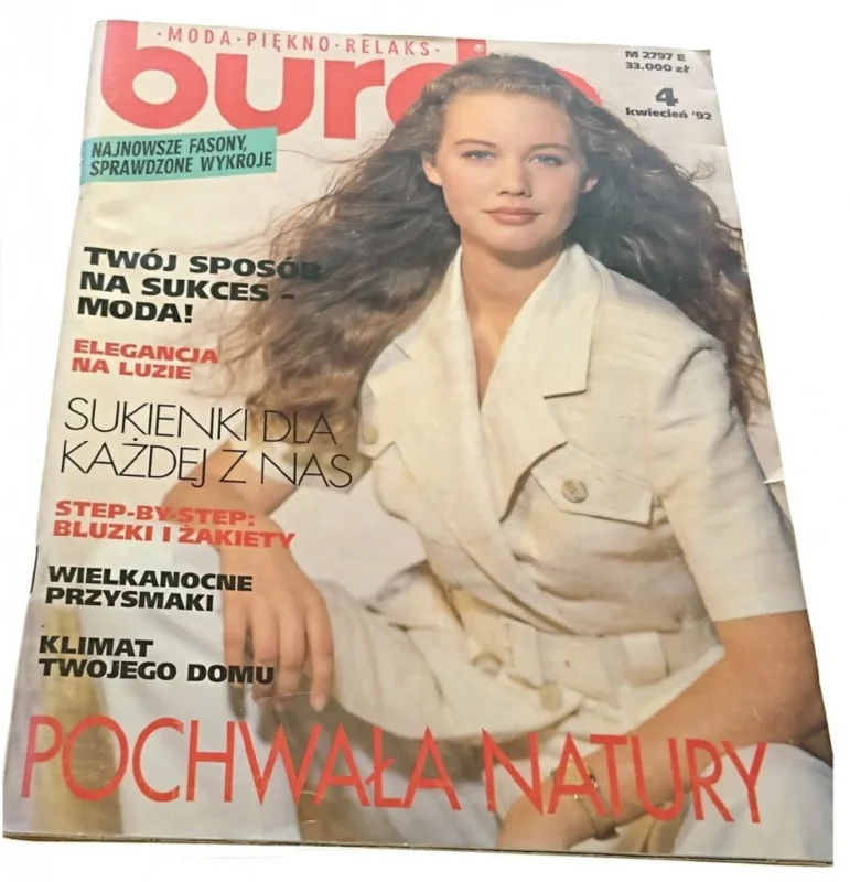 BURDA NR 4 KWIECIEŃ '92 POCHWAŁA NATURY Bezpieczna płatność