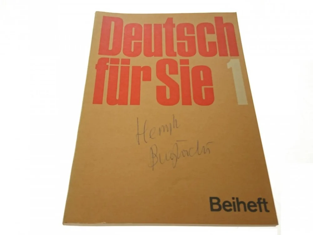 DEUTSCH FUR SIE 1 BEIHEFT Zniżka