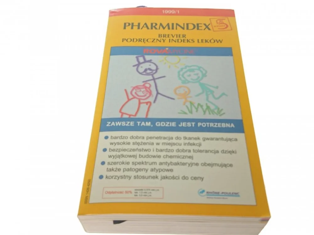 Rabat PHARMINDEX. BREVIER. PODRĘCZNY INDEKS LEKÓW 1999/1