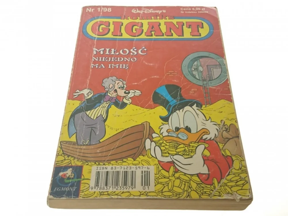 KOMIKS GIGANT NR 1/98 MIŁOŚĆ NIEJEDNO MA IMIĘ Kup teraz