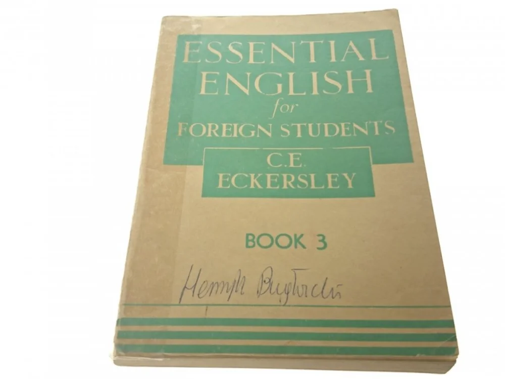 ESSENTIAL ENGLISH FOR FOREIGN STUDENTS BOOK 3 1947 Bezpieczna płatność