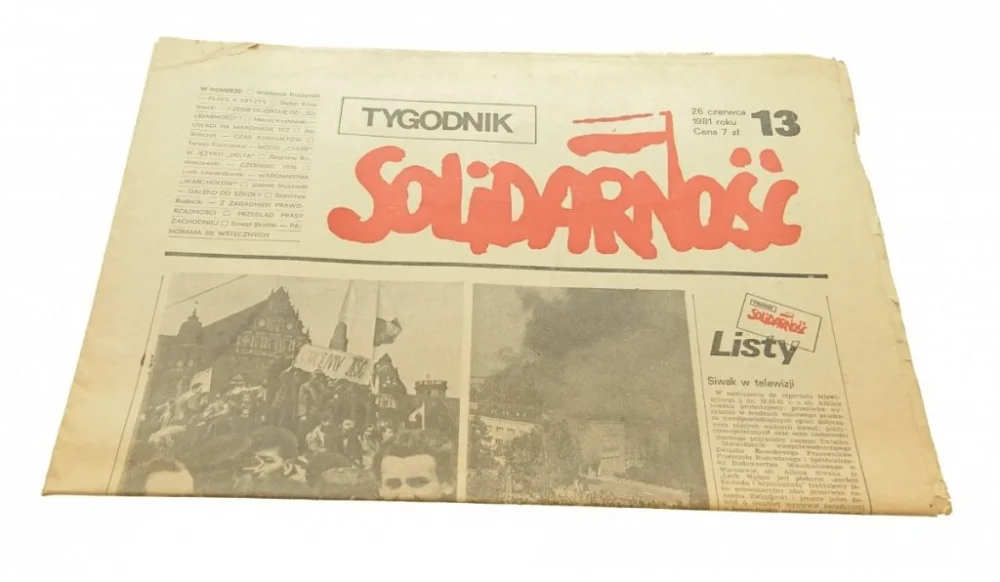 Hit sprzedaży TYGODNIK SOLIDARNOŚĆ 13 26 CZERWCA 1981 ROKU
