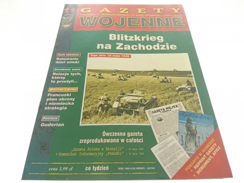 GAZETY WOJENNE NUMER 11 1998 Ekspresowa dostawa