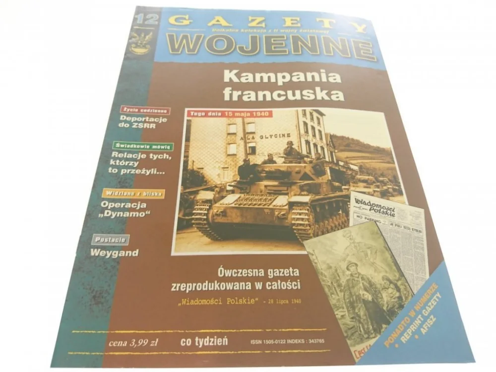 Rabat GAZETY WOJENNE NUMER 12 1998