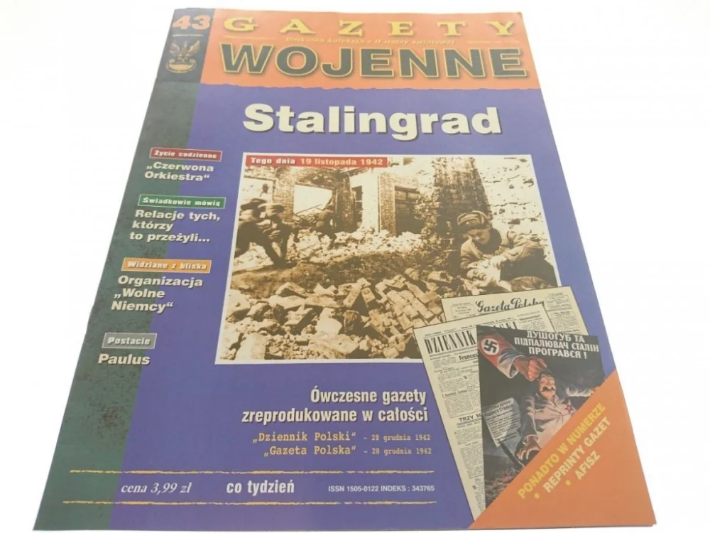 GAZETY WOJENNE NUMER 43 STALINGRAD 1998 Wybór klientów