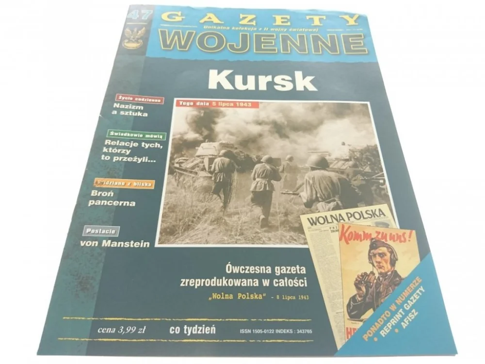Zamów dziś GAZETY WOJENNE NUMER 47 KURSK 1998