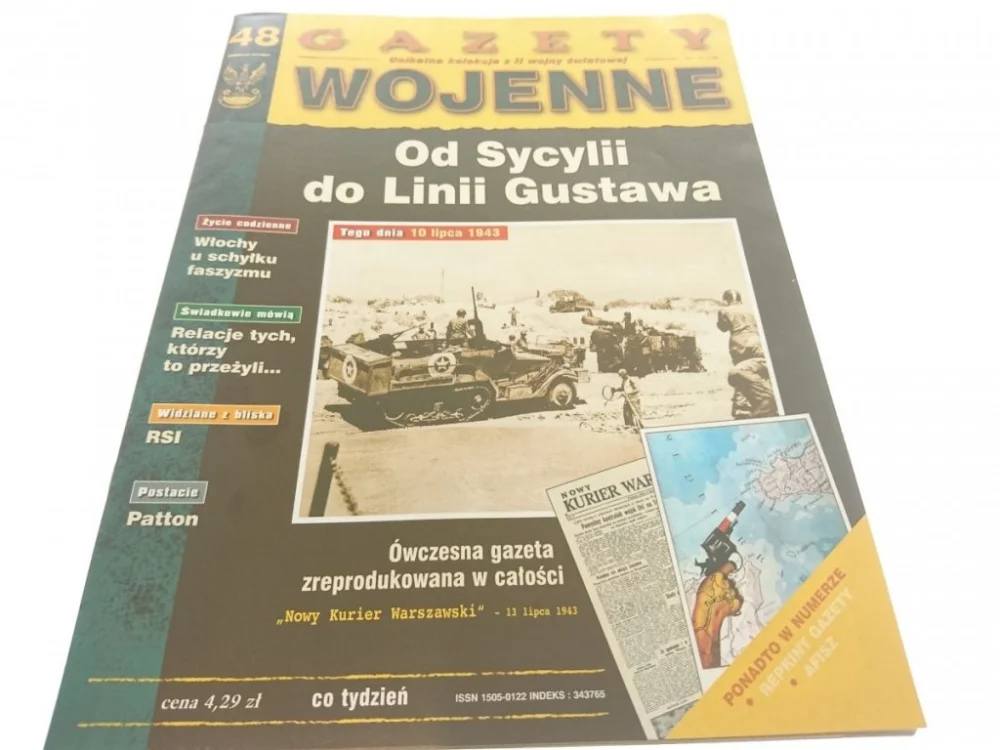 GAZETY WOJENNE NUMER 48 OD SYCYLII DO LINII...1998 Ostatnia szansa