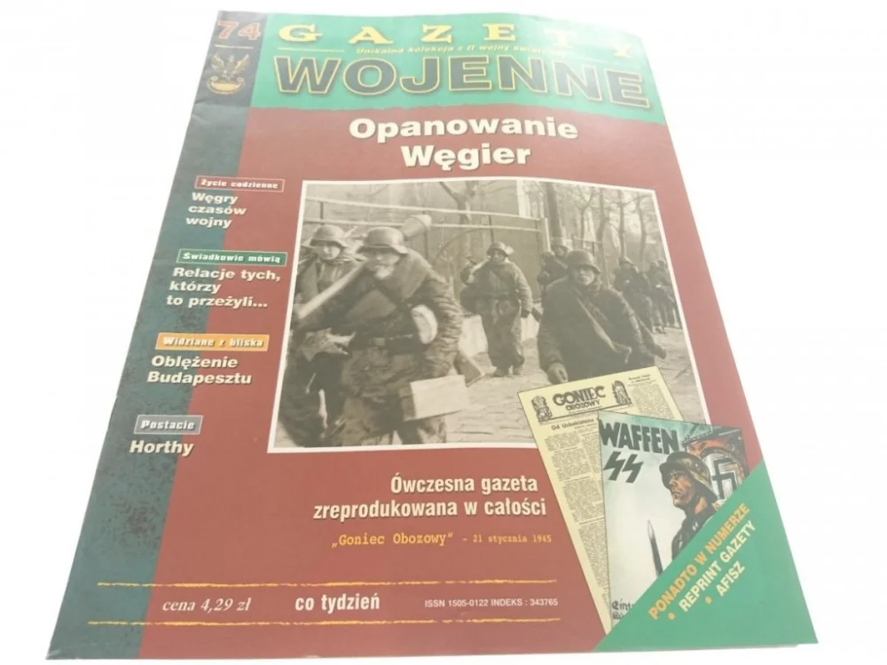 GAZETY WOJENNE NUMER 74 OPANOWANIE WĘGIER 1998 Wyprzedaż