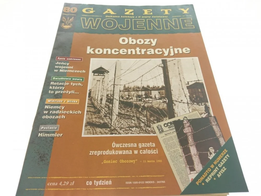 GAZETY WOJENNE NUMER 80 OBOZY KONCENTRACYJNE 1998 Zamów dziś