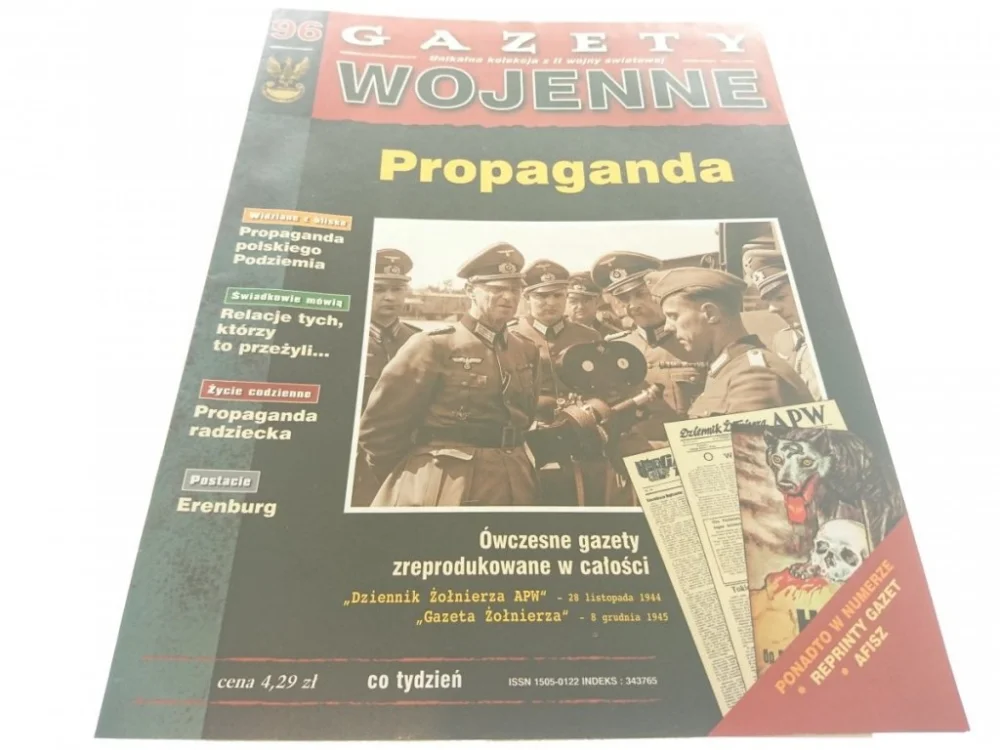 GAZETY WOJENNE NUMER 96 PROPAGANDA 1998 Kup teraz