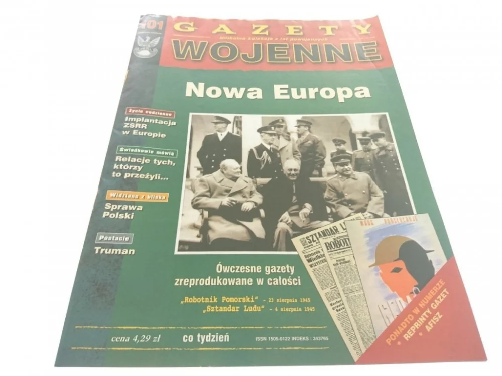 Bezpieczne zakupy GAZETY WOJENNE NUMER 101 NOWA EUROPA 1998