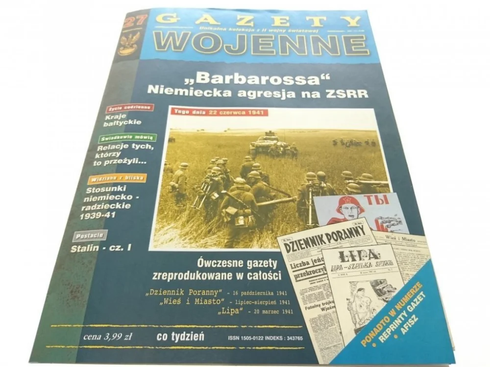 GAZETY WOJENNE NUMER 27 Hit cenowy