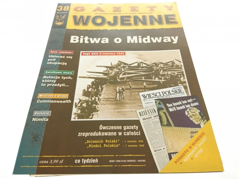 Ograniczona ilość GAZETY WOJENNE NUMER 38