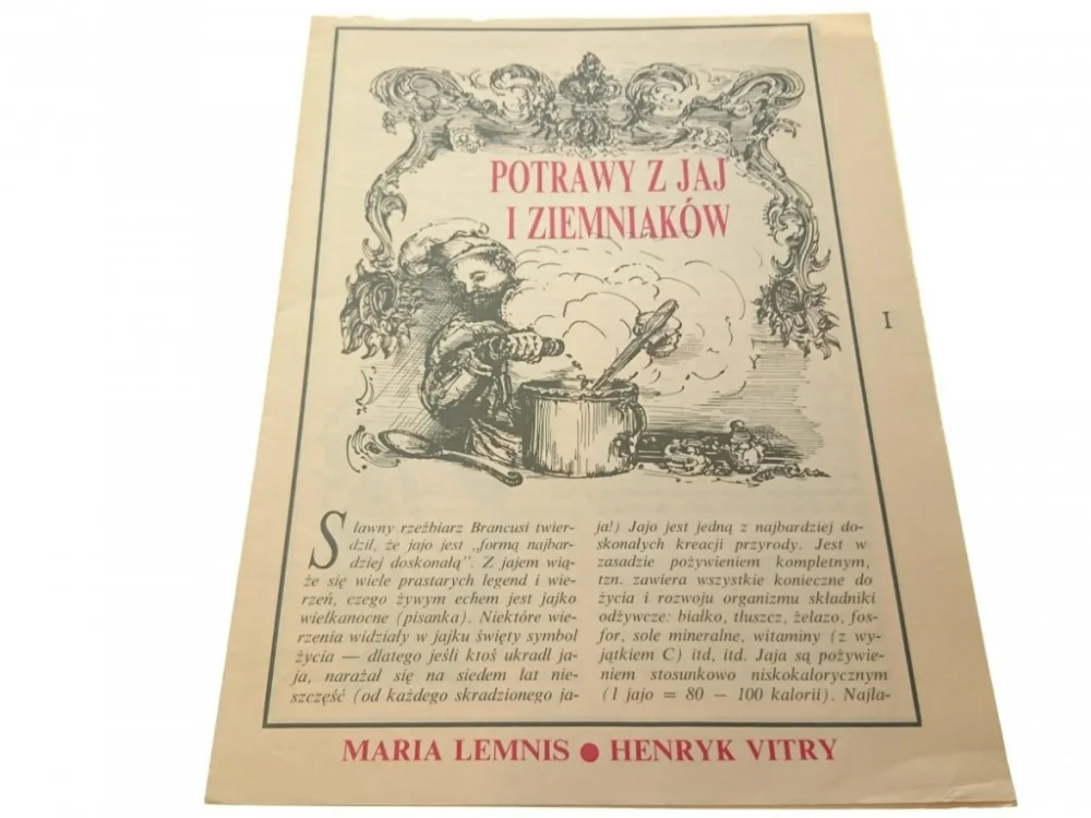 POTRAWY Z JAJ I ZIEMNIAKÓW Kup teraz