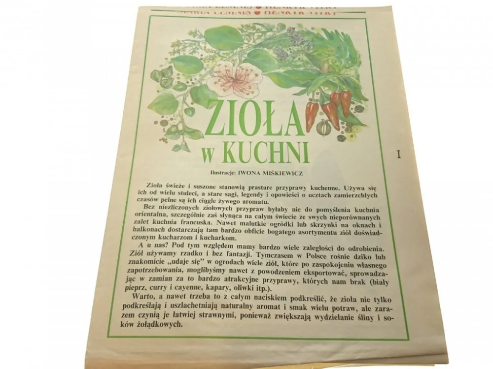 ZIOŁA W KUCHNI Wysoka jakość