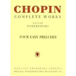 Kup teraz Fryderyk Chopin: CZTERY ŁATWE PRELUDIA Z OP. 28 NA FORTEPIAN
