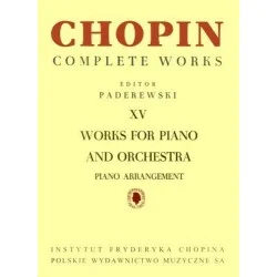 Zamów teraz Fryderyk Chopin: UTWORY NA FORTEPIAN I ORKIESTRĘ, CW WERSJA NA 2 FORTEPIANY