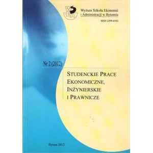 Najlepsza cena STUDENCKIE PRACE EKONOMICZNE, INŻYNIERSKIE I PRAWNICZE. NR 2 (2012)