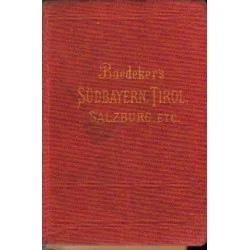 Zniżka SUDBAYERN, TIROL, SALZBURG, ETC. Karl Baedeker