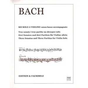 Szybka dostawa TRZY SONATY I TRZY PARTITY NA SKRZYPCE SOLO Johann Sebastian Bach