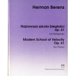 NAJNOWSZA SZKOŁA BIEGŁOŚCI OP. 61 NA FORTEPIAN Herman Berens Oferta limitowana