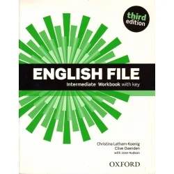 Taniej ENGLISH FILE INTERMEDIATE WB WITH KEY 3ED Christina Latham-Koenig, Christina Latham-Koenig WITH JANE HUDSON