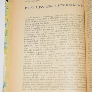 REYCHMAN J. - Prusy a insurekcja kościuszkowska. Przegląd Zachodni. Miesięcznik. Nr 9. Wrzesień 1946. Wyjątkowa oferta
