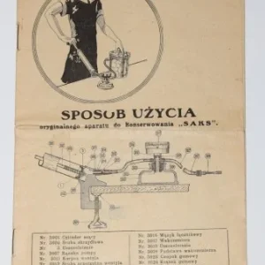 Sposób użycia oryginalnego aparatu do konserwowania "SAKS". Bestseller