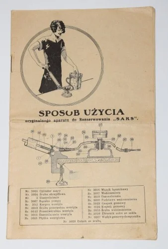 Sposób użycia oryginalnego aparatu do konserwowania "SAKS". Bestseller