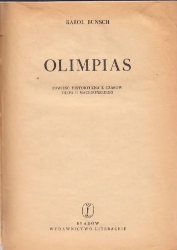 BUNSCH Karol - Olimpias Oferta limitowana
