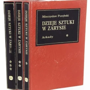 Dzieje sztuki w zarysie, t. I-III komplet - PORĘBSKI Mieczysław, PIWOCKI Ksawery Wysoka jakość