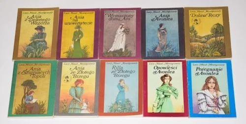 MONTGOMERY Lucy Maud - Ania z Zielonego wzgórza, 10 tomów. Ilustr. Bogdan Zieleniec Ostatnie sztuki