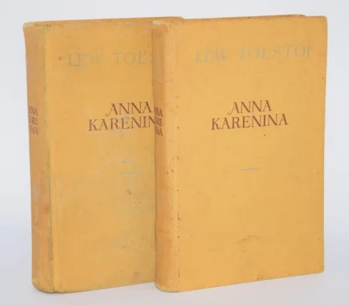 TOŁSTOJ Lew - Anna Karenina, 1-2 komplet. Ilustr. A. Uniechowski. Warszawa 1954. Premium