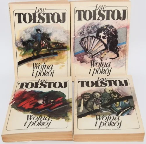Hit cenowy TOŁSTOJ Lew - Wojna i pokój, 1-4 komplet PIW