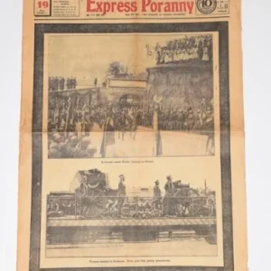 Ekspresowa dostawa [po pogrzebie Józefa Piłsudskiego] EXPRESS Poranny. R. XIV, nr 137: 19 V 1935.