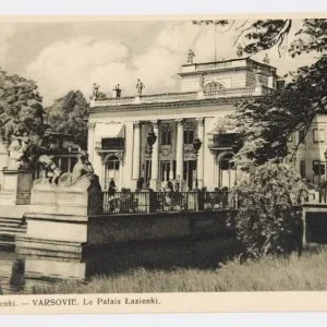 WARSZAWA. Łazienki. - VARSOVIE. La Palais Łazienki. 1937. Okazja