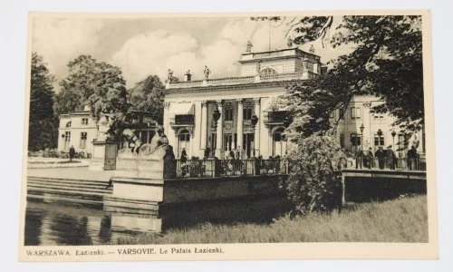 WARSZAWA. Łazienki. - VARSOVIE. La Palais Łazienki. 1937. Okazja