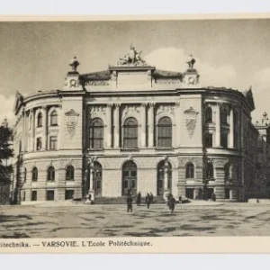 WARSZAWA. Politechnika. - VASRSOVIE. L' Ecole Politechnique. 1937. Taniej