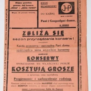 Nowy Słoje konserwowe "Irena" i "Irena-Patent".